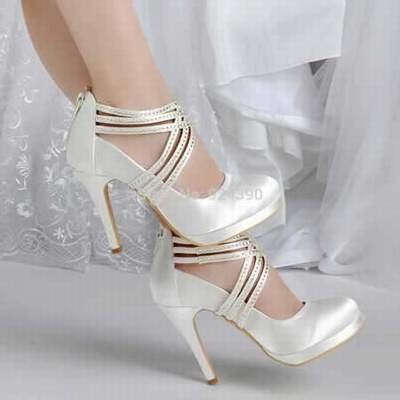 chaussure de mariée petit talon